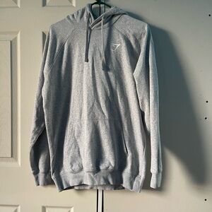 Men, GymShark, Gray, Sweatshirt, size medium.